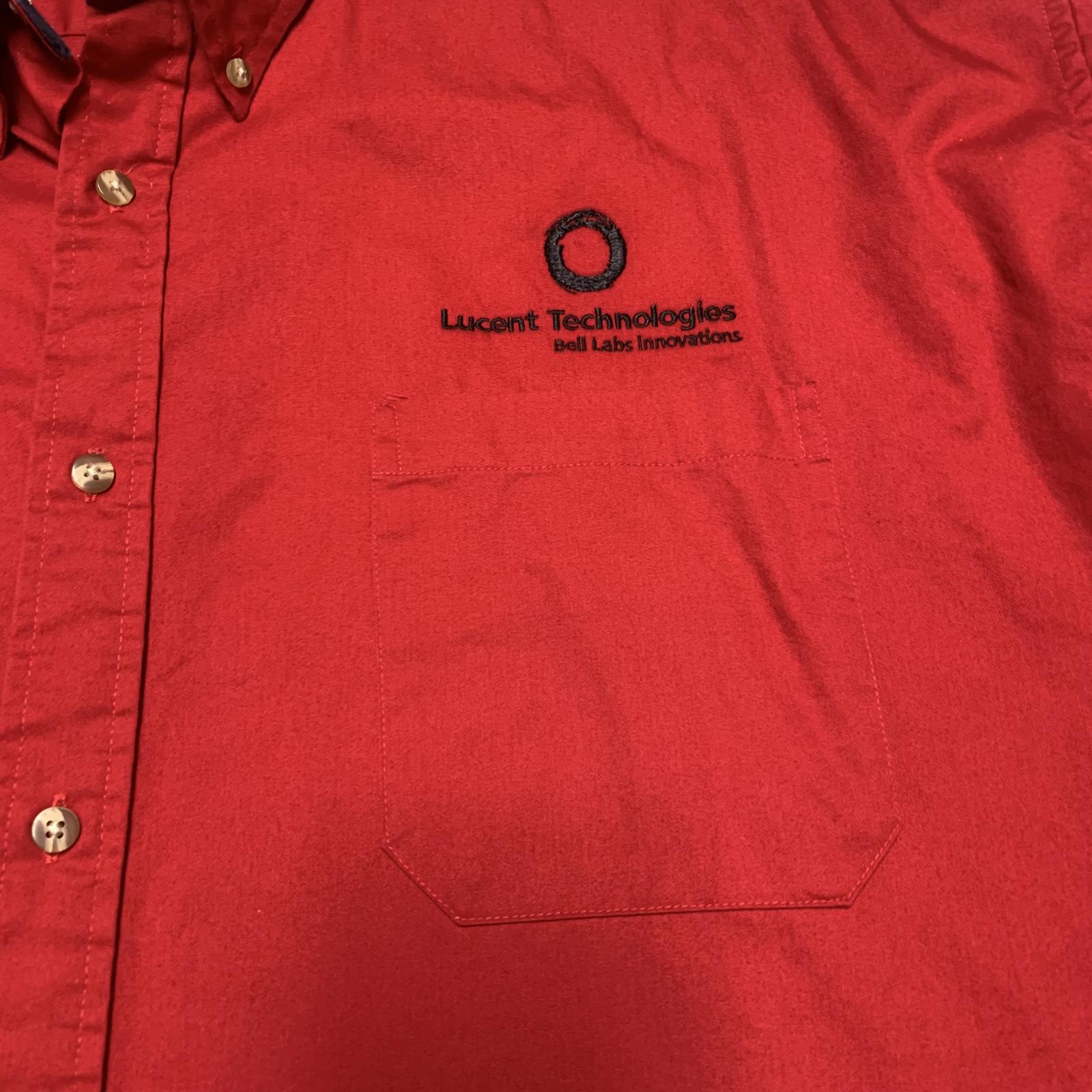 Munsingwear Men's 3X Red Wrinkle Resistant Red Button Shirt