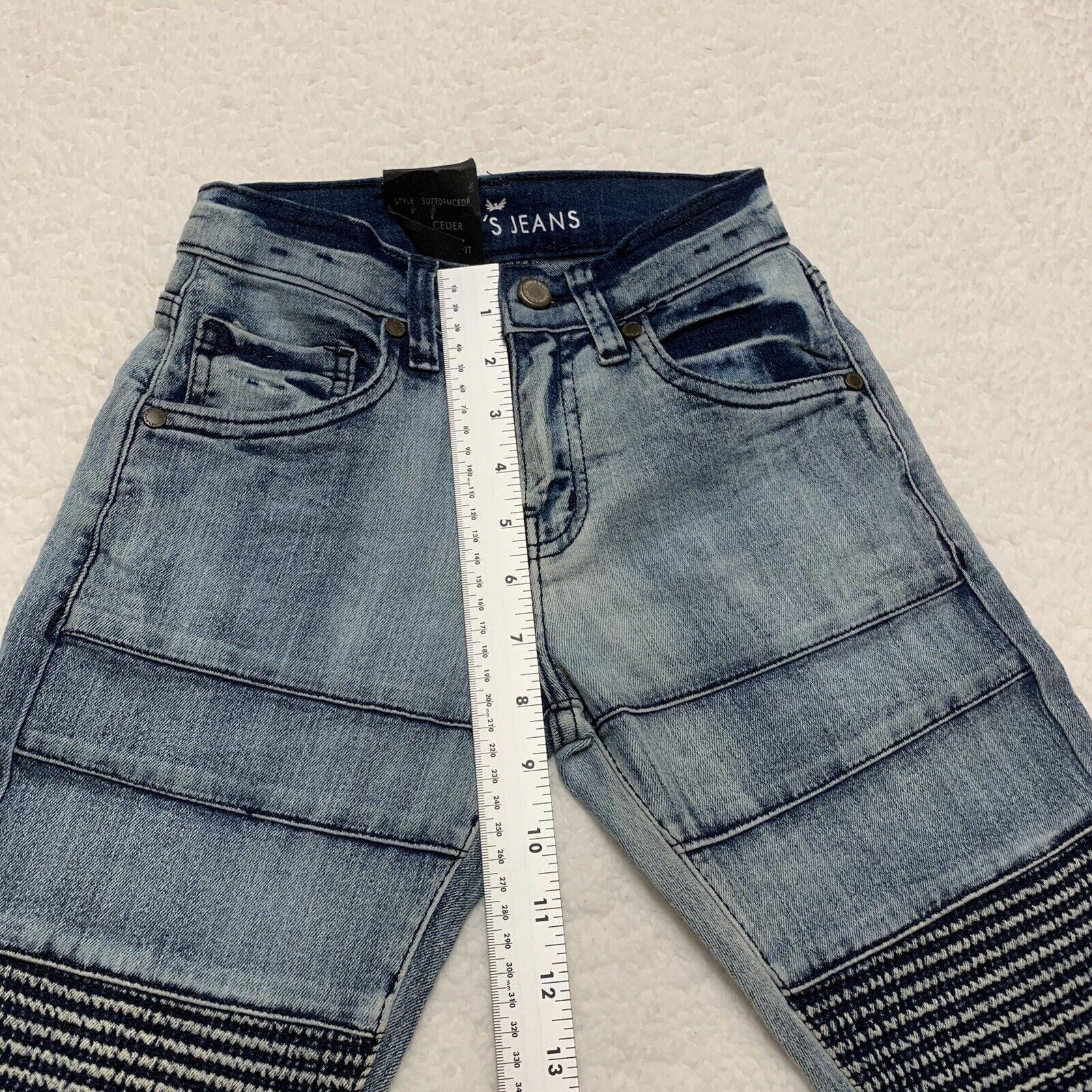 Steves Jeans Boys Size 8 Skinny Fit Blue Stretch Maximum Comfort Denim