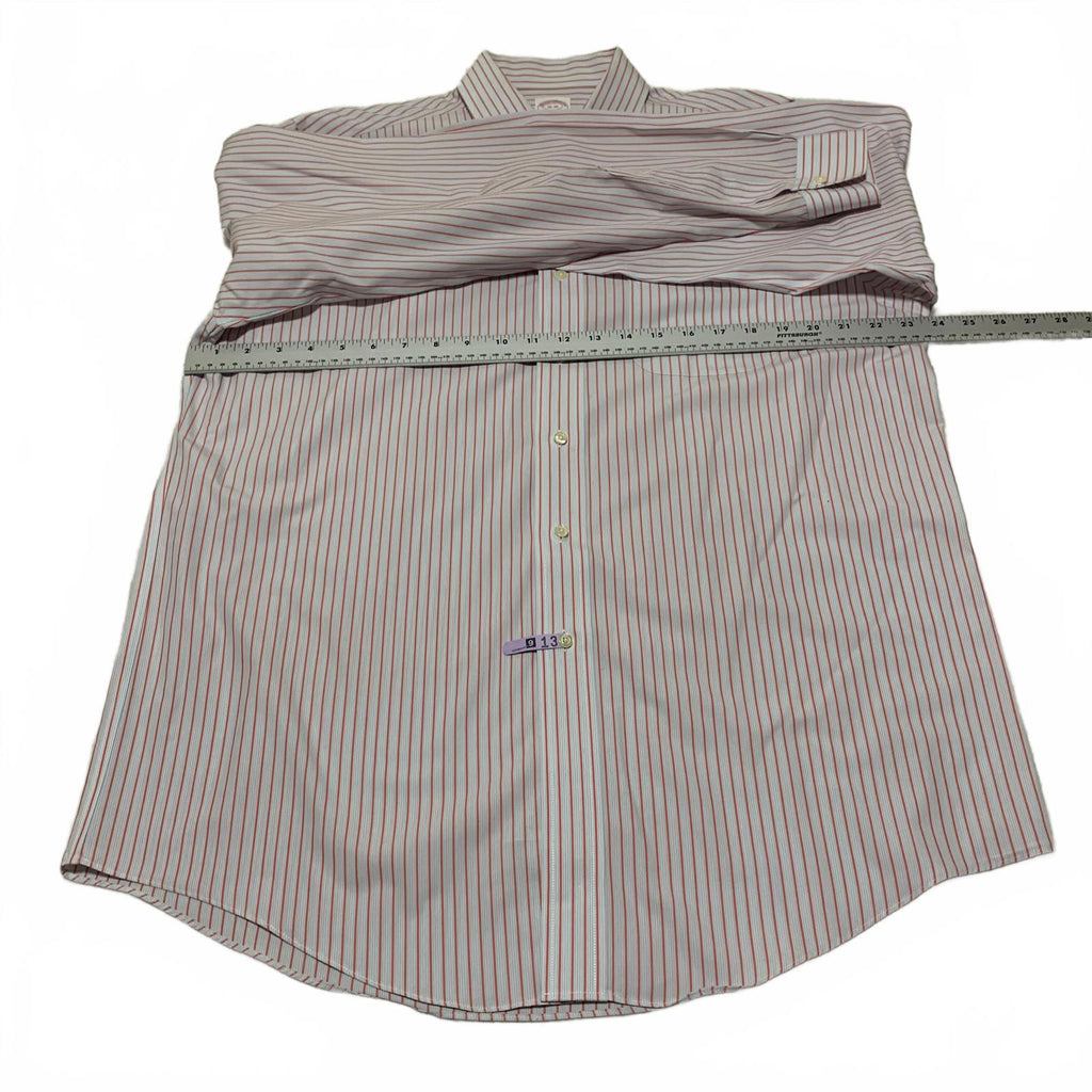Brooks Brothers Men’s 16-36 Dress Shirt R Fit Non-Iron Supima Cotton Long Sleeve