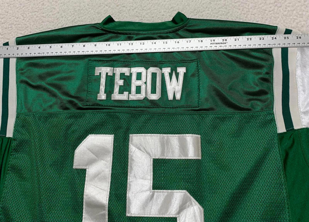 VTG Reebok NY Jets Tim Tebow #15 Jersey Sz 56 Green