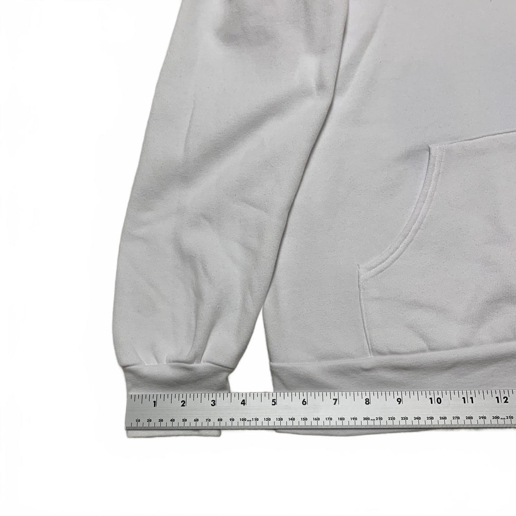 Bella + Canvas Fleece Collection Women's Medium White Graphic Design Hoodie