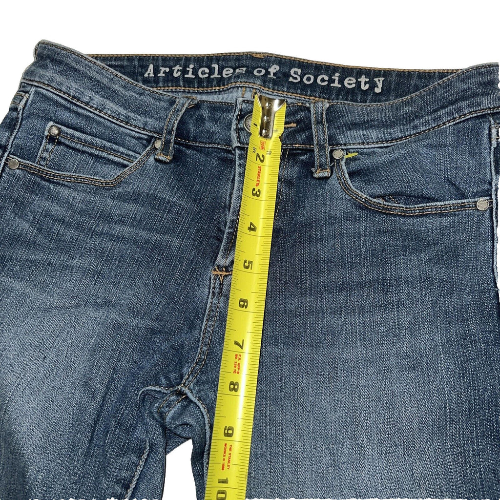 Articles of Society Women's Jeans Size 26  Blue  Dark Wash Skinny Stretch Blue