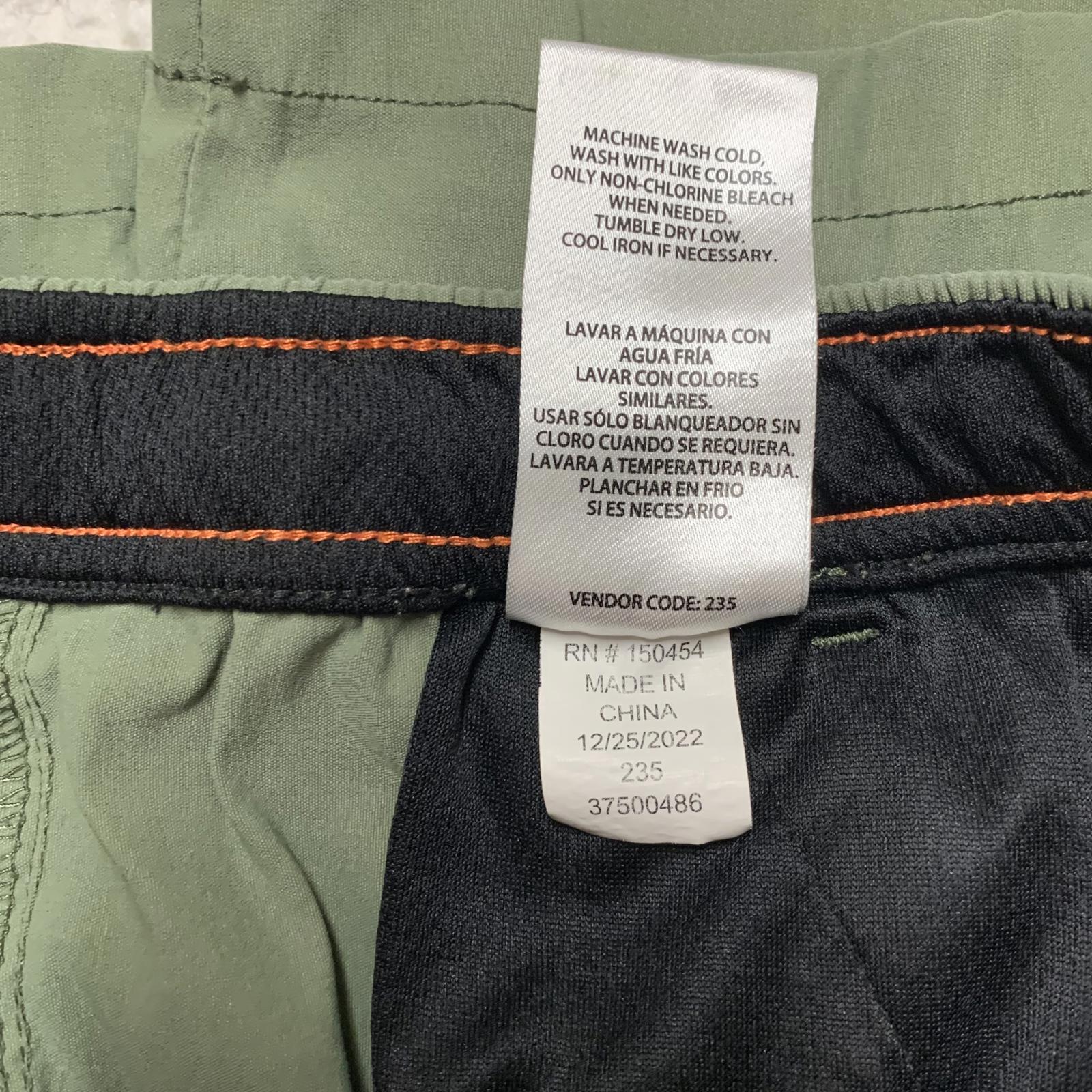 Weatherproof Vintage Cargo Shorts Kids Sz M (10/12) Olive Green W24
