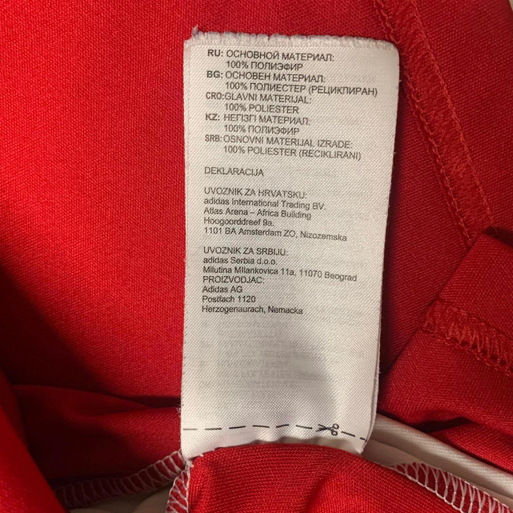 Adidas Unisex Kids X Large Soccer Jersey  Red Clima Cool