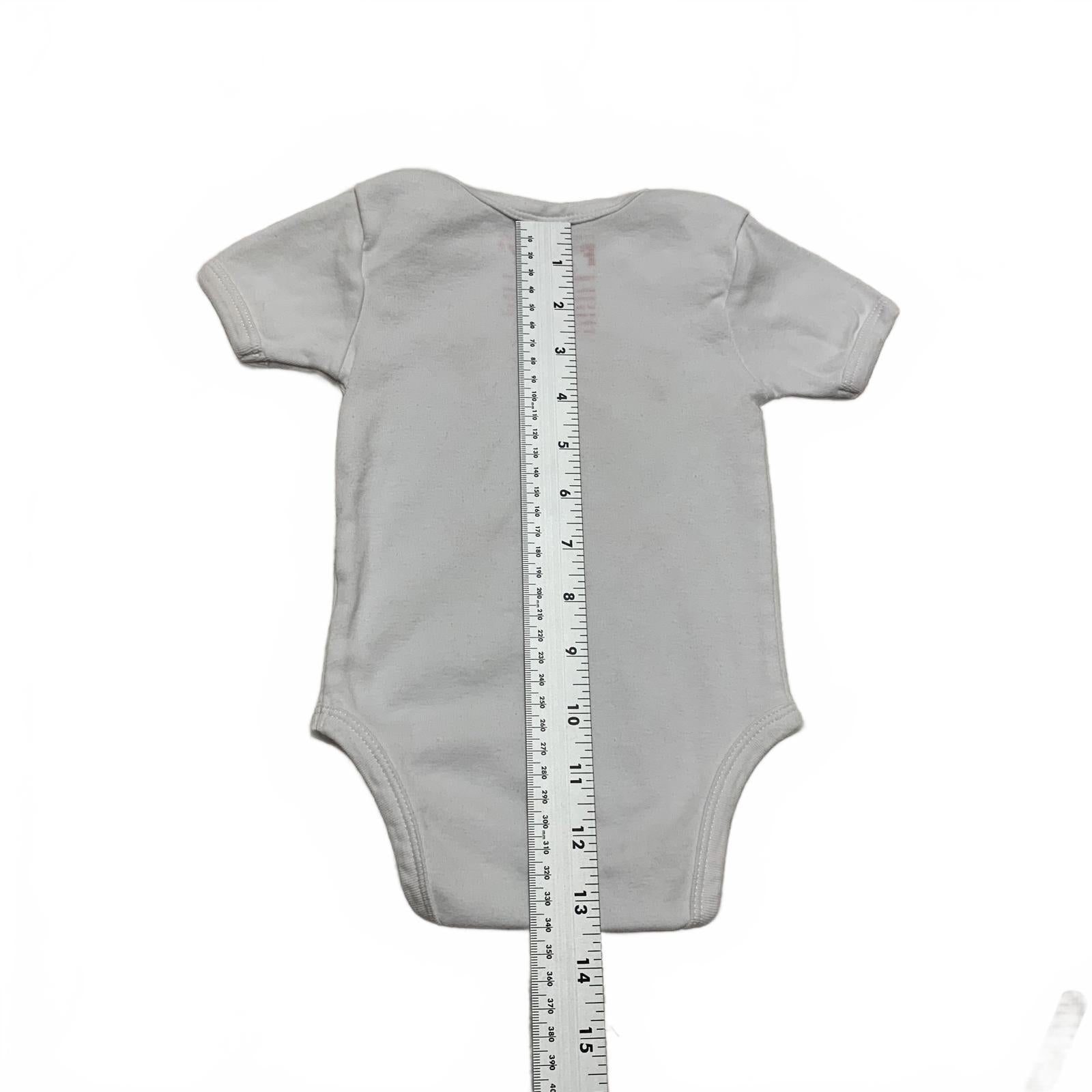 Official Licensed FDNY T- Shirt Size 6-9 Months White Red Baby