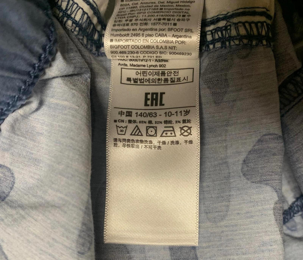 GAP Kids Sz Large Blue Camouflage Cargo Shorts Summer W22