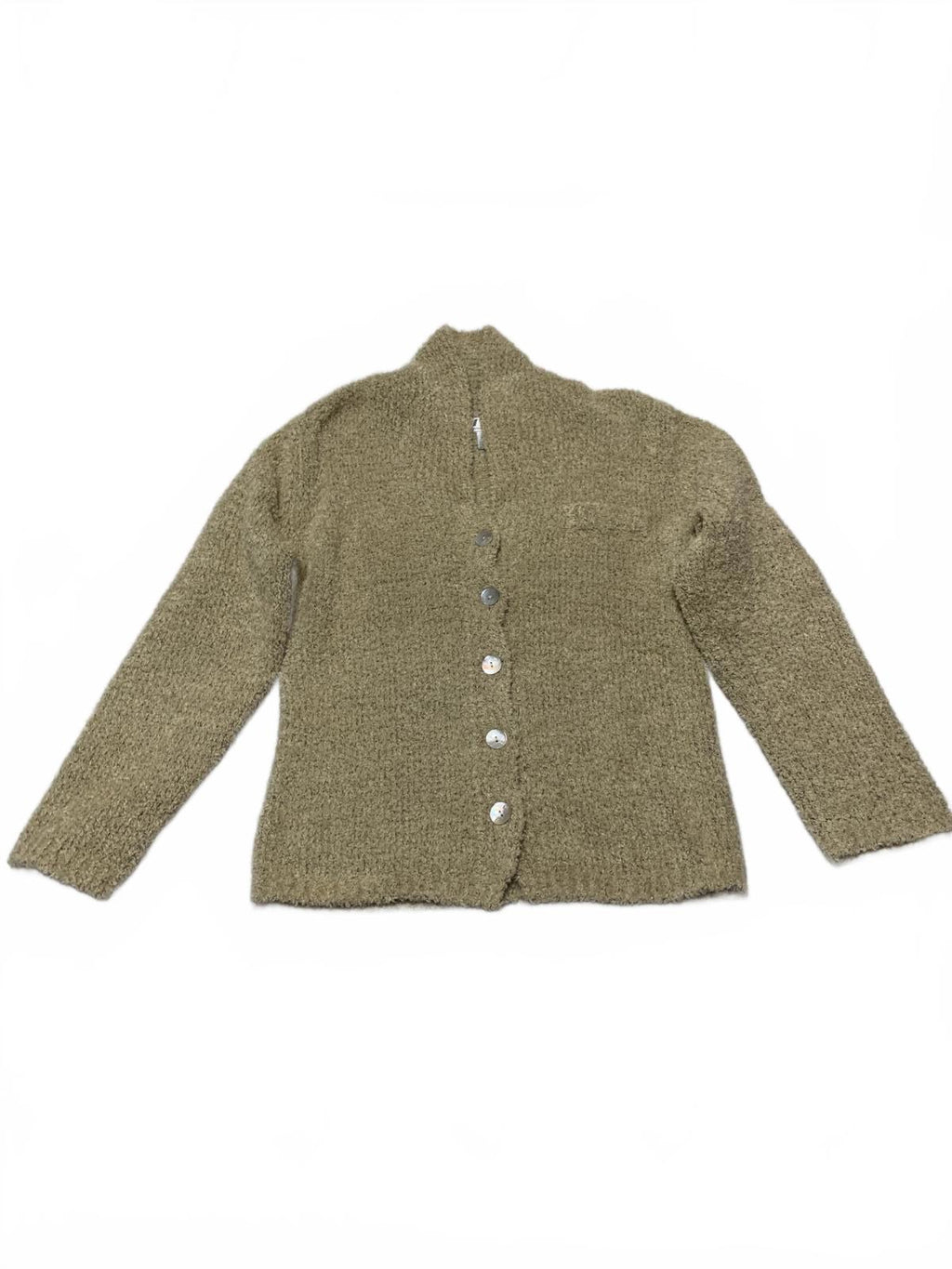 VTG 90s IDI By Mathew H Women's Size M Beige  Cardigan Sweater Hong Kong