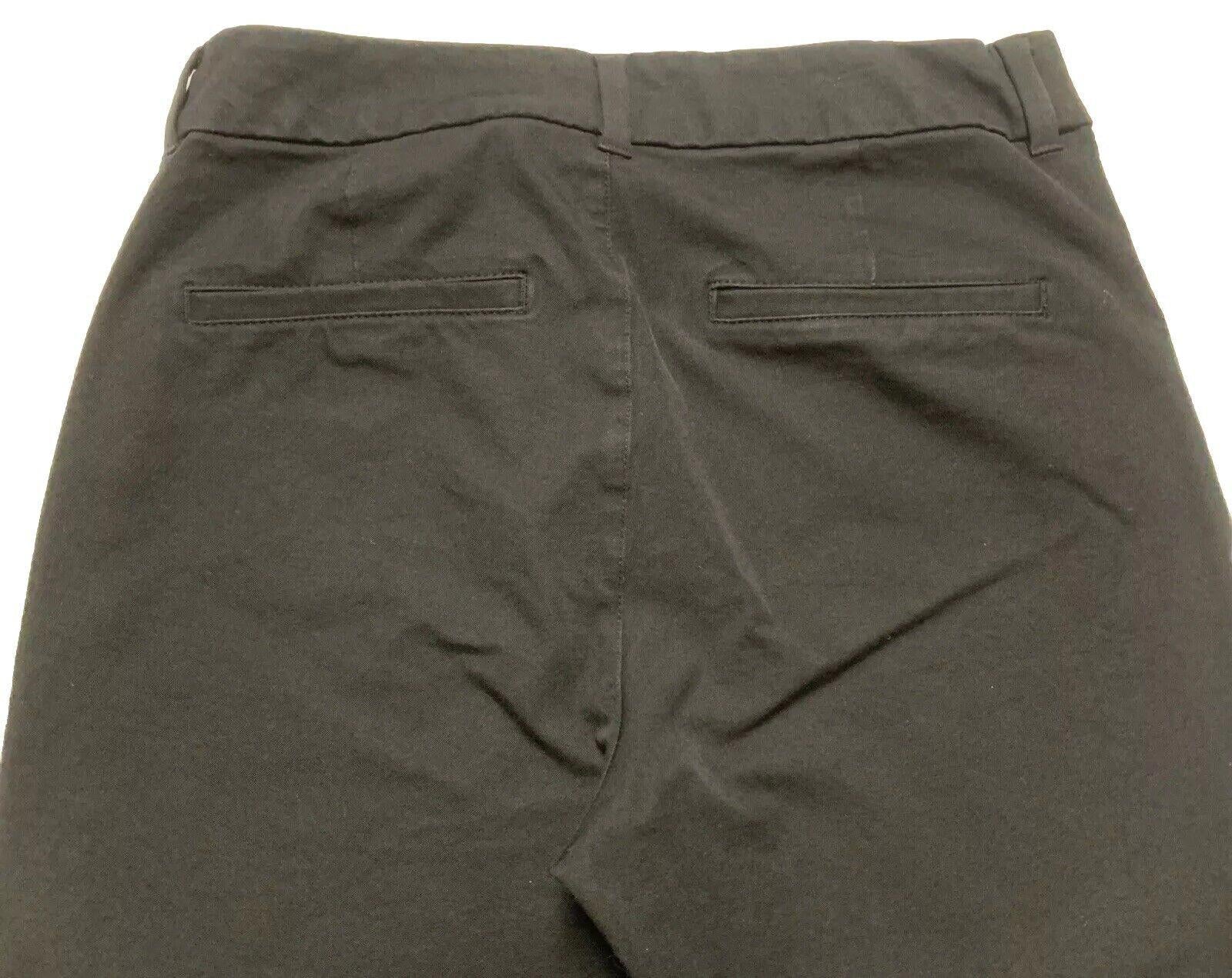 Old Navy Women’s Size 4 Black High Rise Pixie Skinny Trouser Pants Pocket Slacks