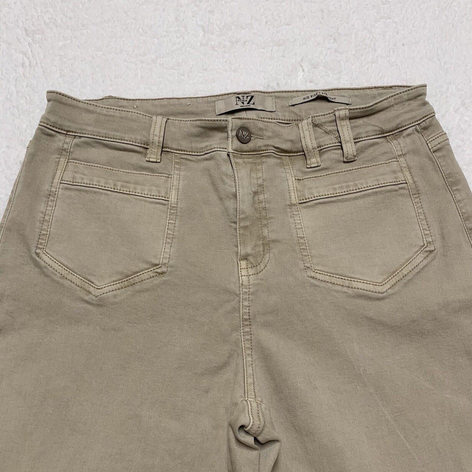 Nic+Zoe Jeans Women’s Size 32 Tan  Patch Front Pocket Beige