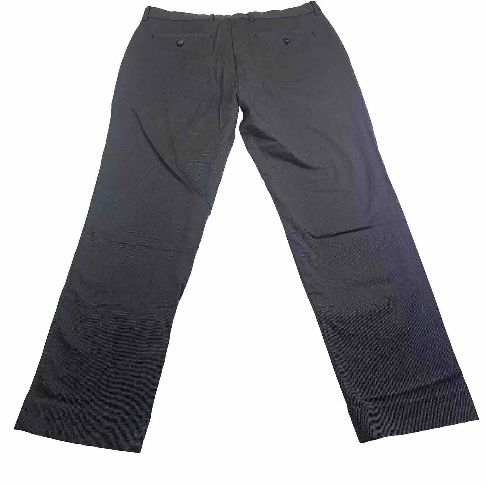 Banana Republic Pant Cotton Gray Charcoal Sz 34/30 Non-Iron