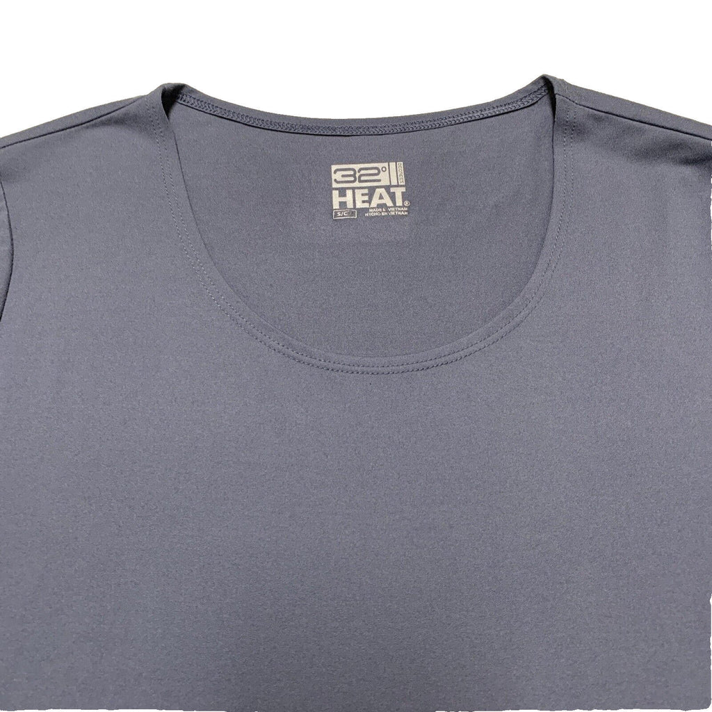 32 Degrees Heat Womens Size Small Blue Crew Neck Soft T-Shirt Pull On Under Lay