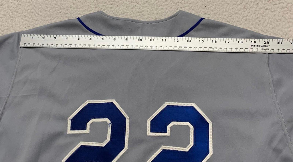 VTG Rawlings Midville #22 Dodgers Jersey Sz 44 Gray