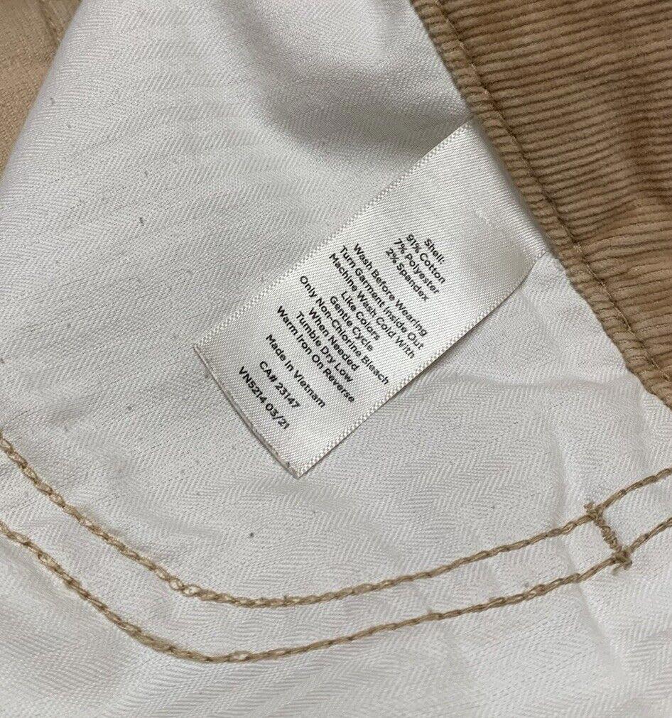 Talbots Women's Tan Corduroy  Sz 14 Curvy Jegging Pants
