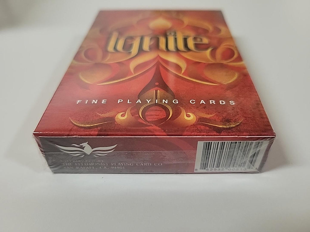 The Ellusionist Ignite Fine Playing Cards Poker Deck Red