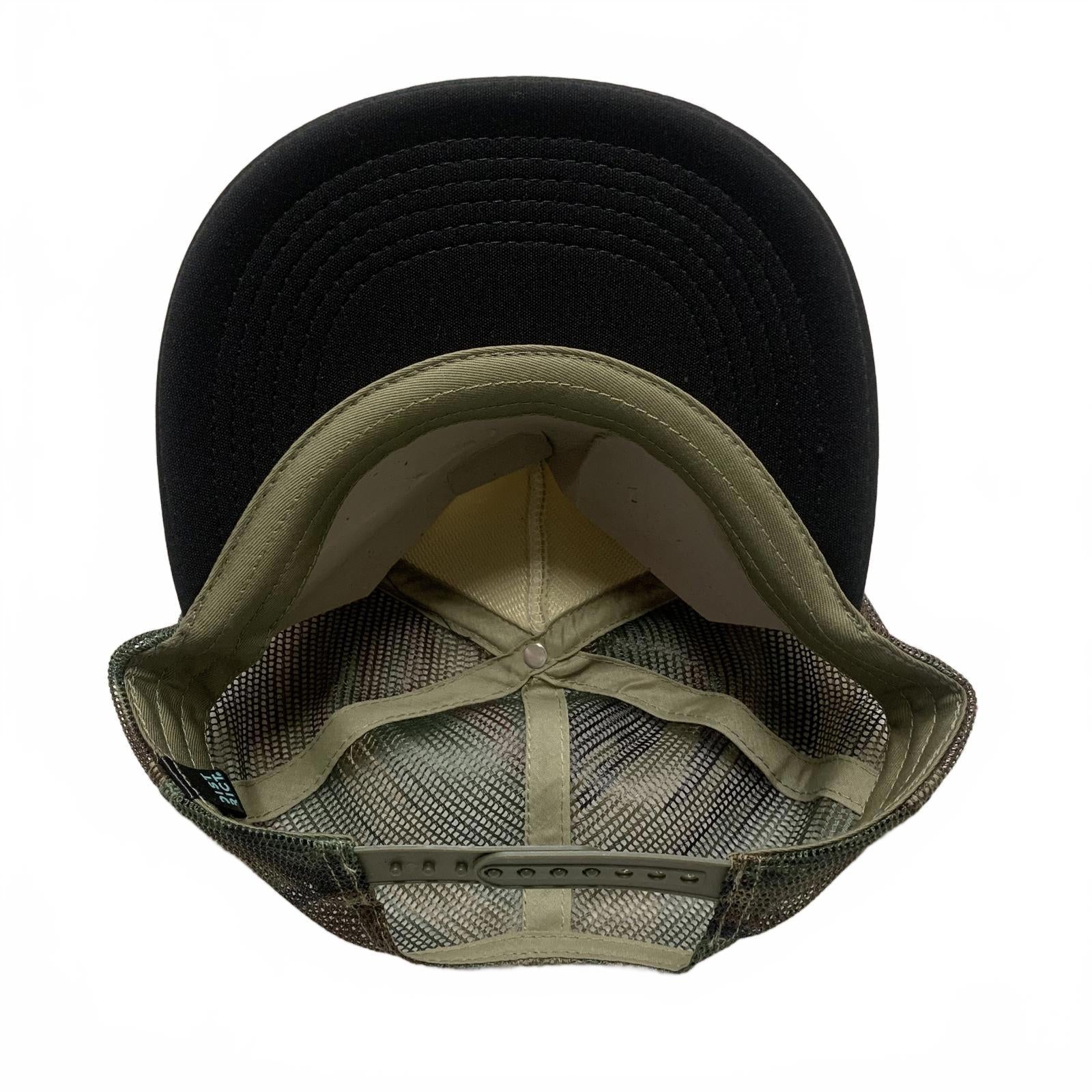 DISTRICT Street Team Studios Trucker Cap Hat Mens Green Camouphlage