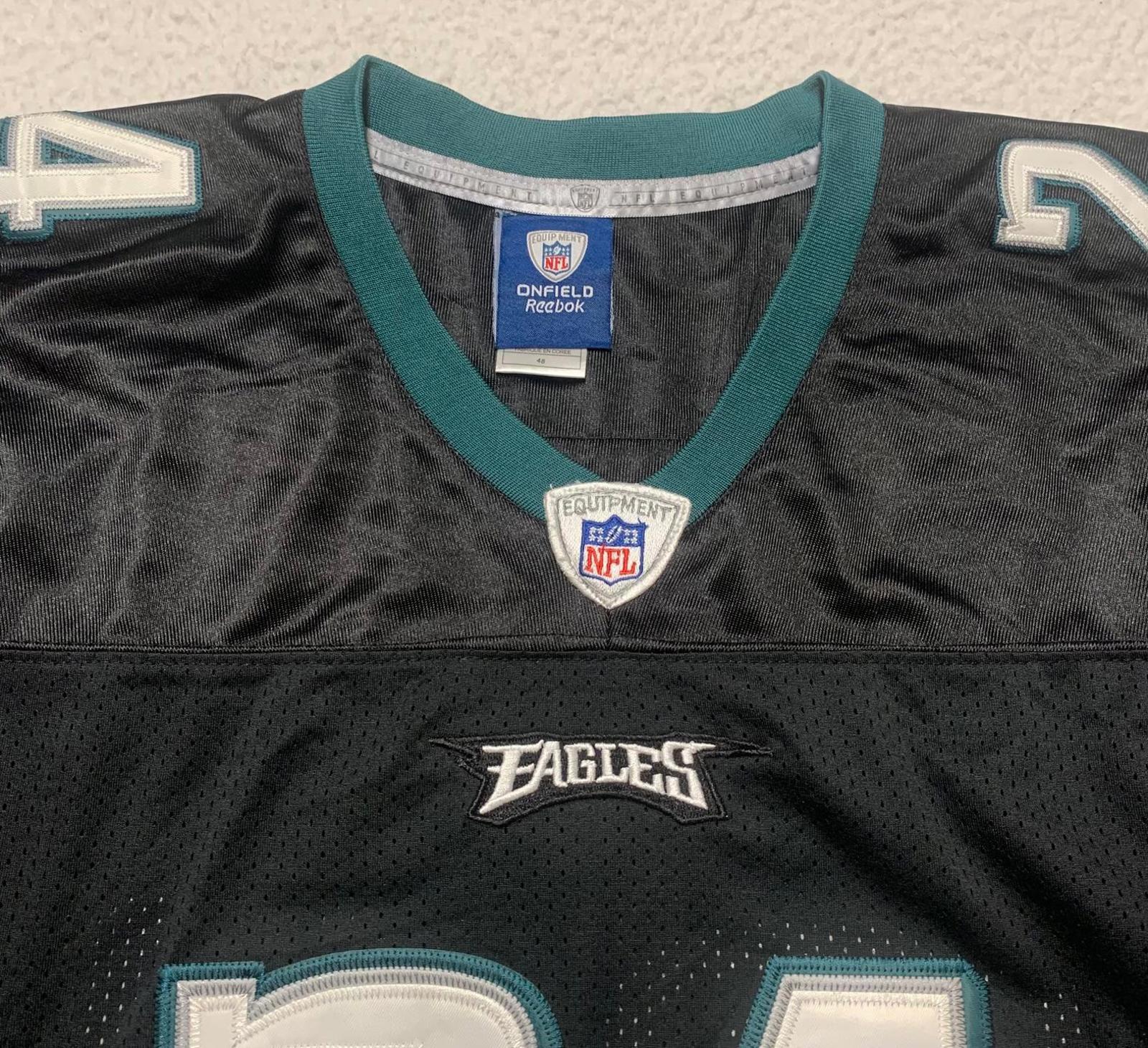Reebok Nnamdi Asomugha # 24 Philadelphia Eagles Jersey Men's Sze 48 NFL