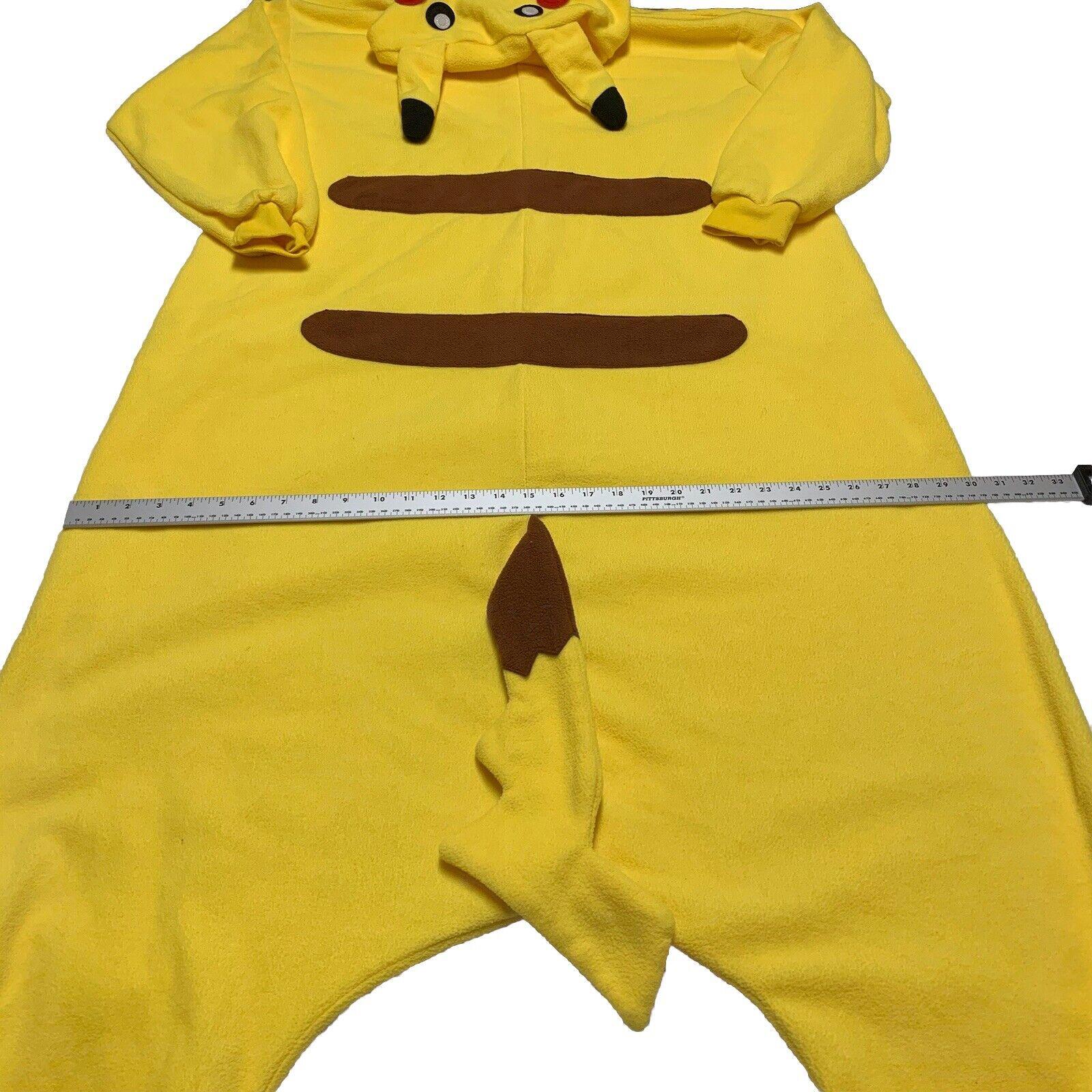 Beauty Shine Pikachu Pajamas Sleeping Wear Adult Cosplay Body Suit One Piece XL