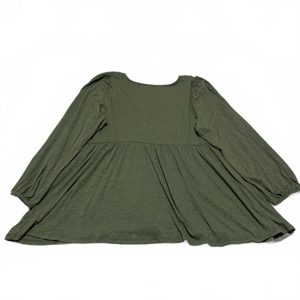 Torrid Super Soft Slub Jersey Women's Top Size 2 Olive Green