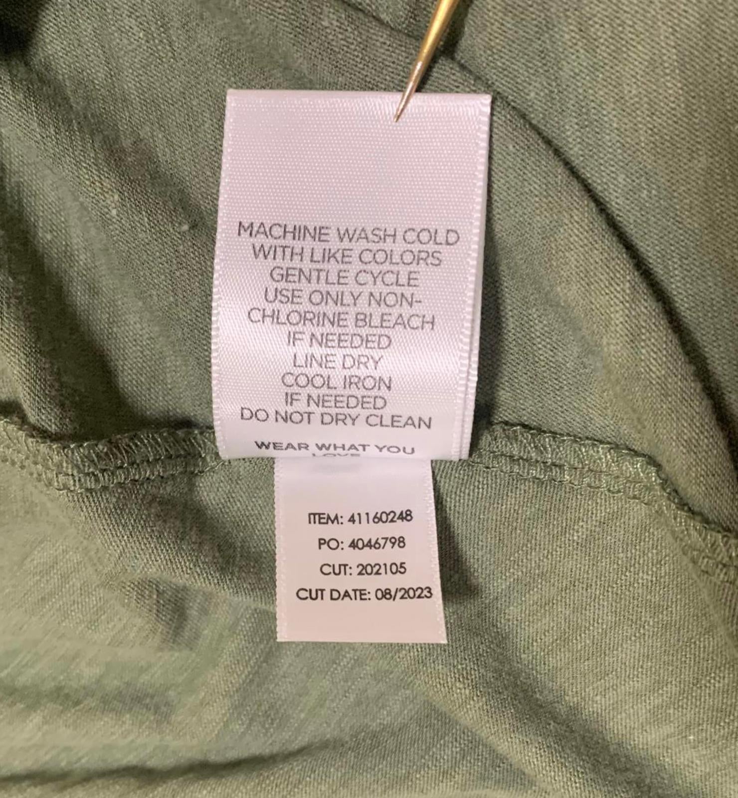 Torrid Super Soft Slub Jersey Women's Top Size 2 Olive Green