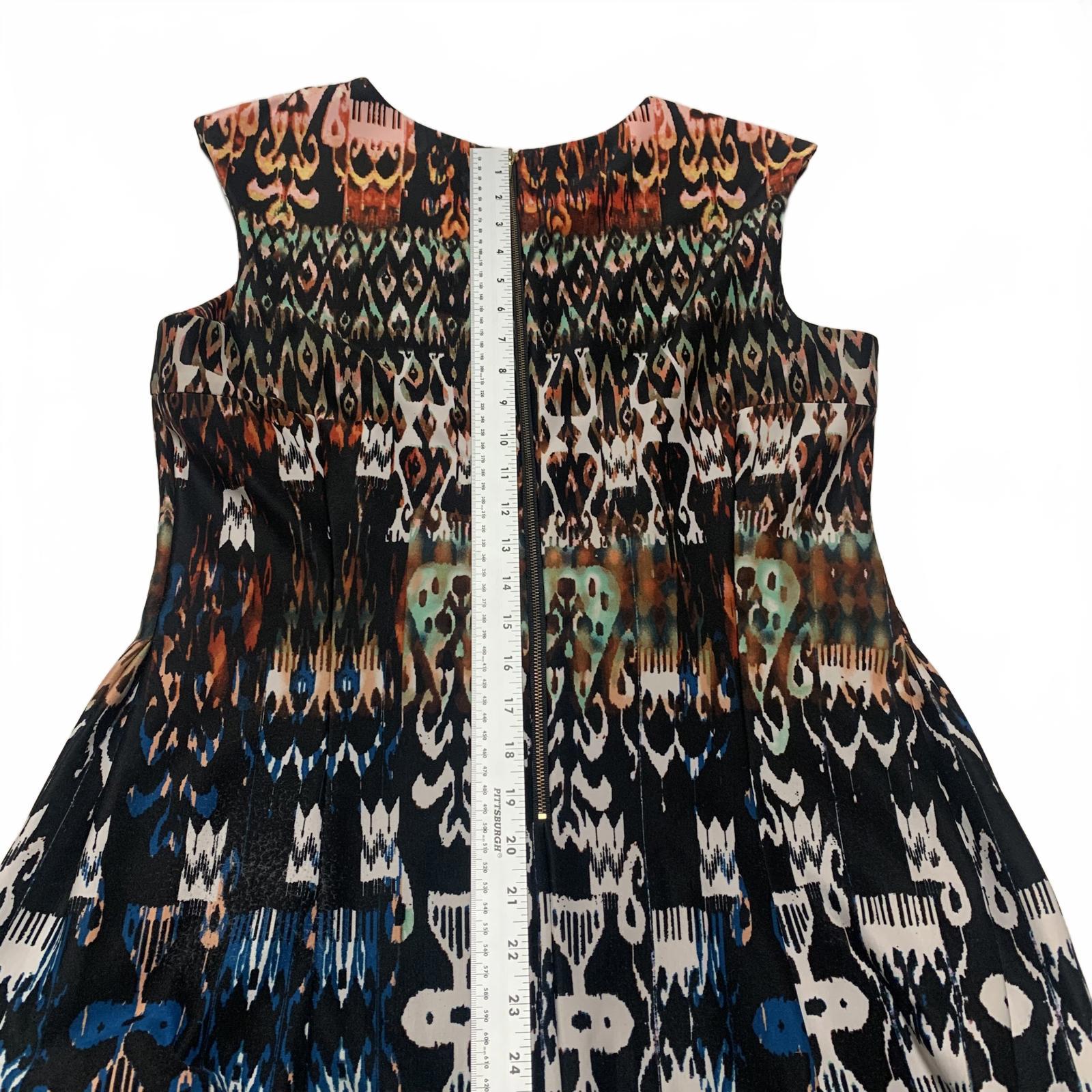 VTG db Womens Sz 14 Abstract Vibrant Patterned Summer Dress Sleeveless