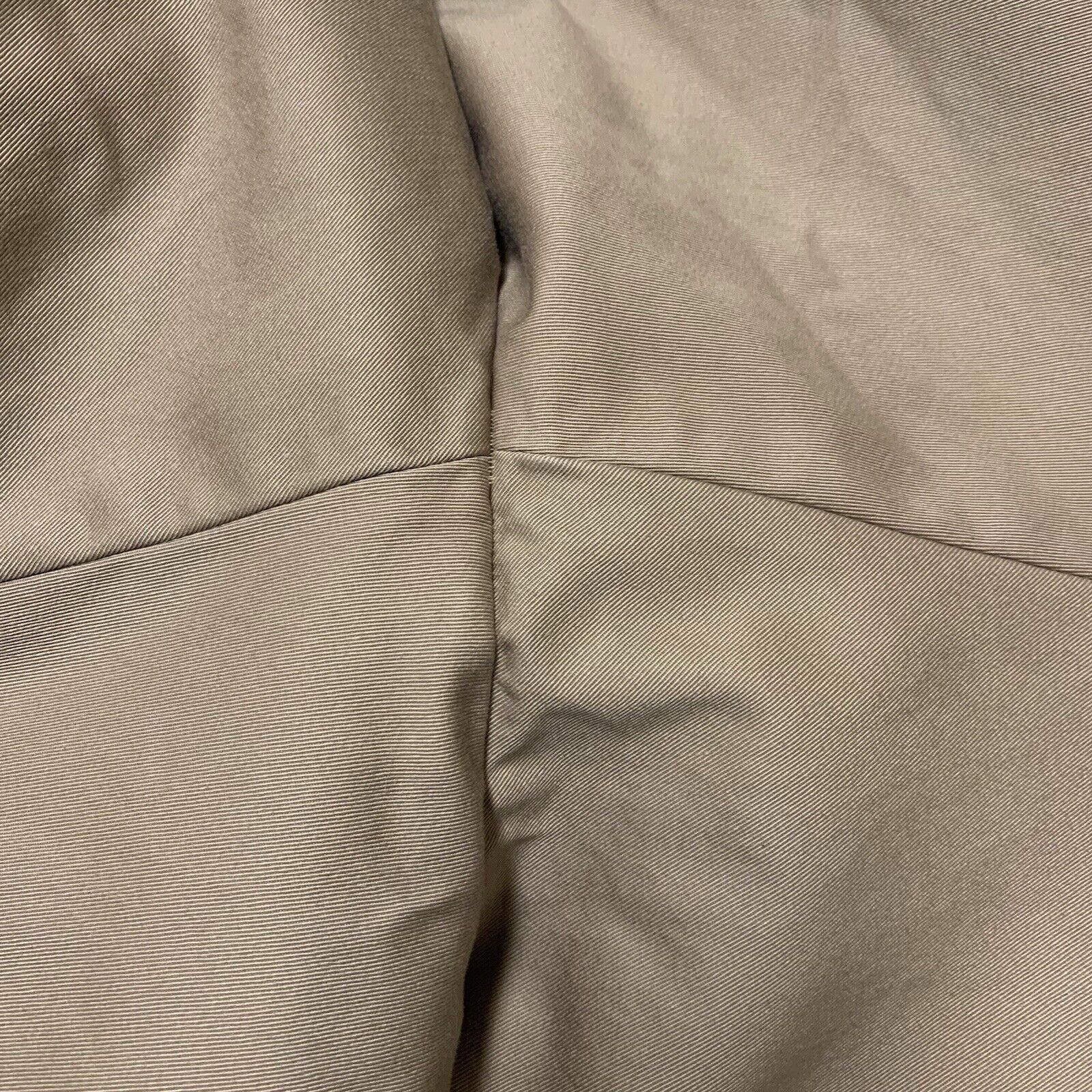L.L. Bean Dress Slacks Chino Men's Sz 42 Wide Dark Khaki