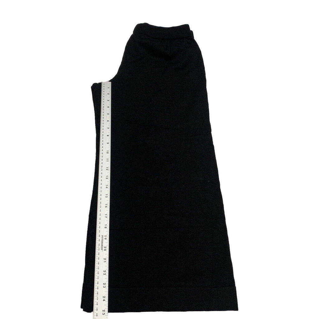 Dex Clothing Women’s X Large Black Noir Wide Leg Gaucho Culottes Cropped Pants