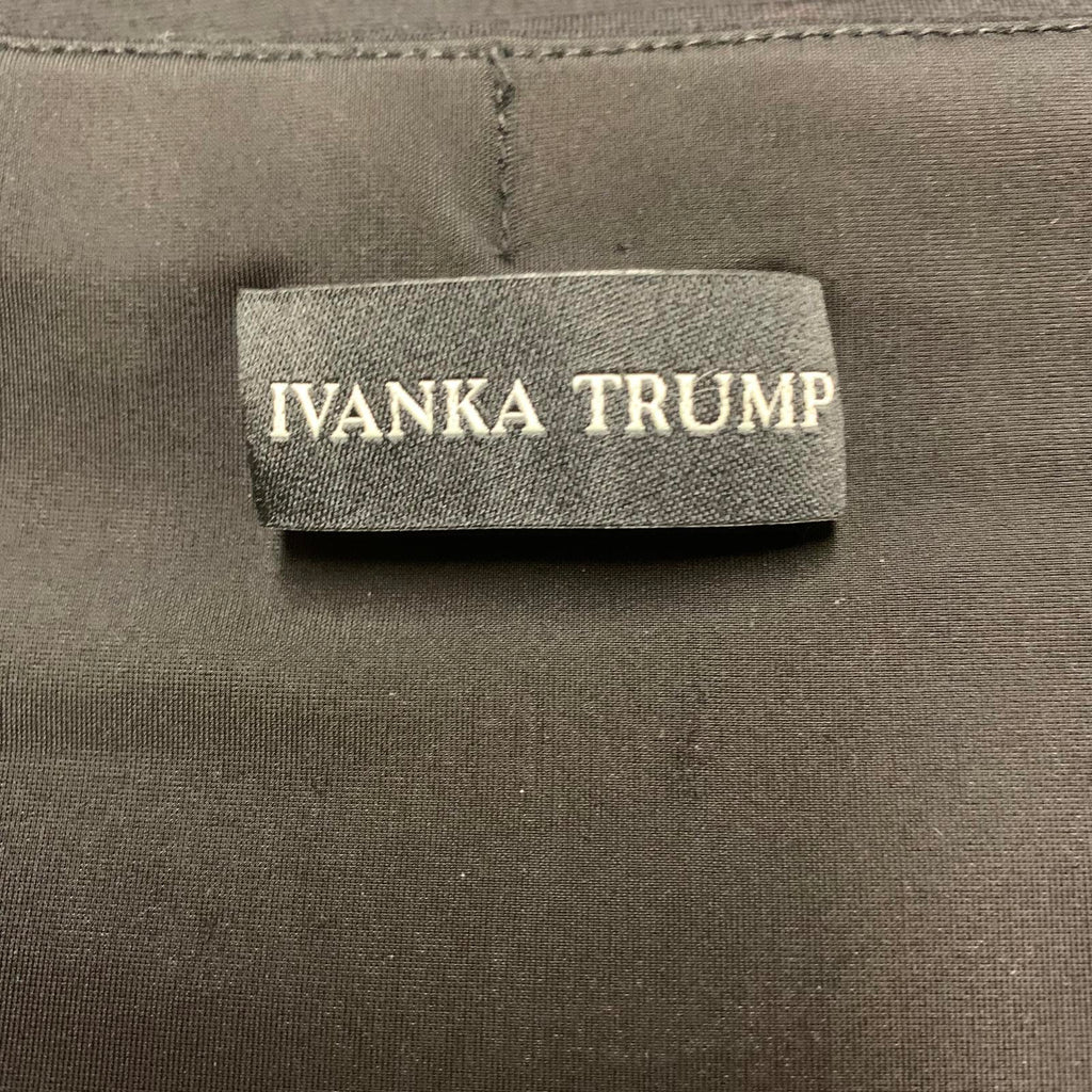 Ivanka Trump Womens Black Elegant Pencil Skirt Stretch 30" Waist Pull On