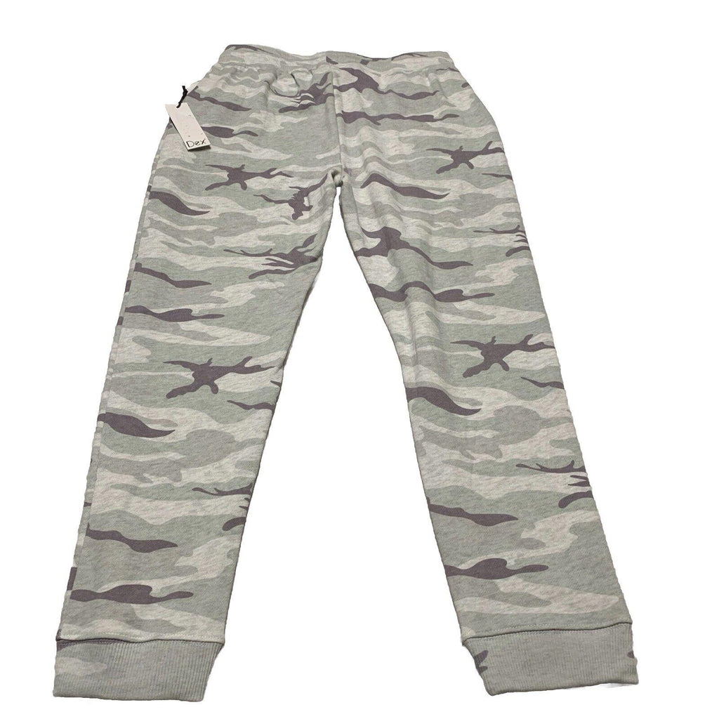 Dex Clothing Women Medium Light Gray Jogger Legging Pants Camouflage Print