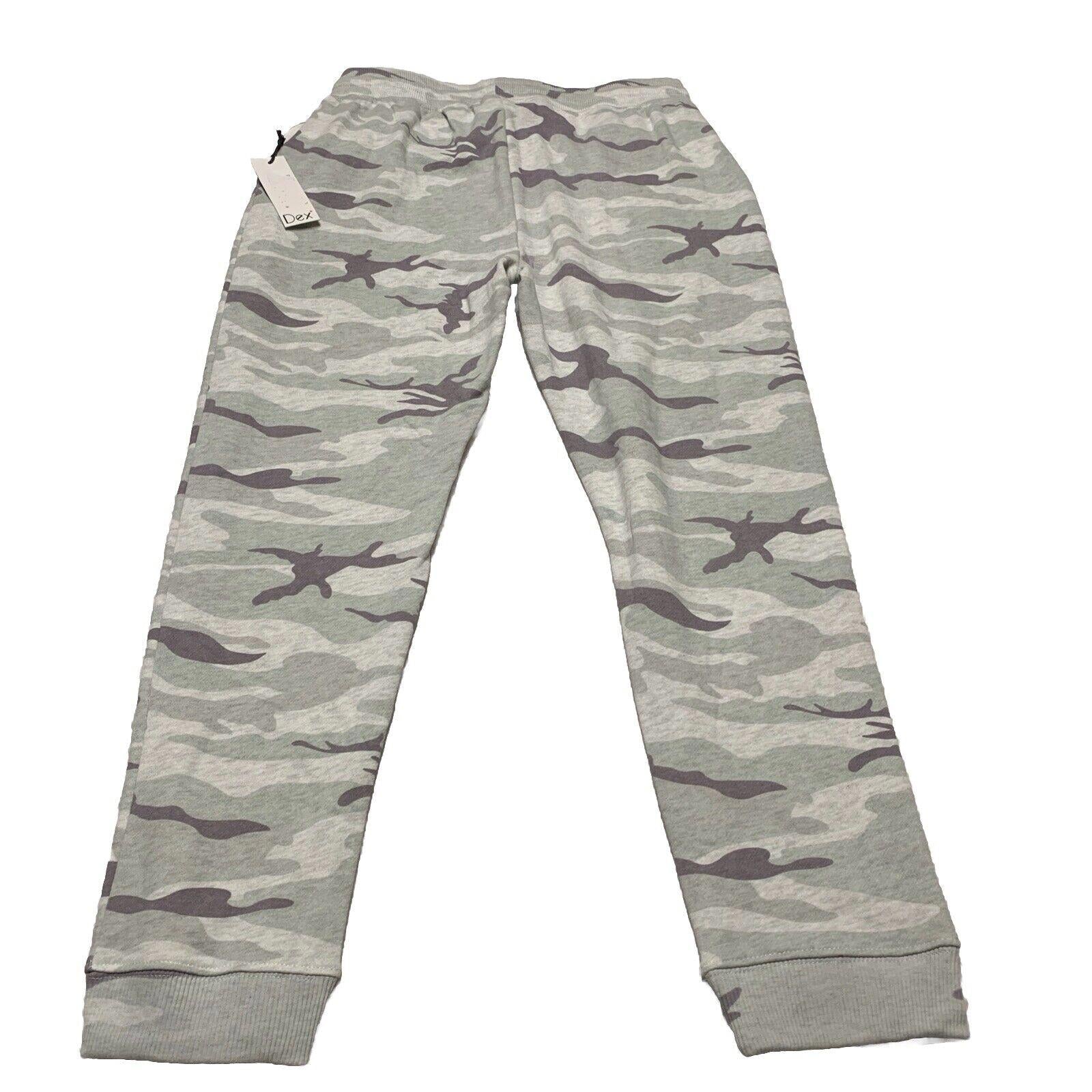 Dex Clothing Women Medium Light Gray Jogger Legging Pants Camouflage Print