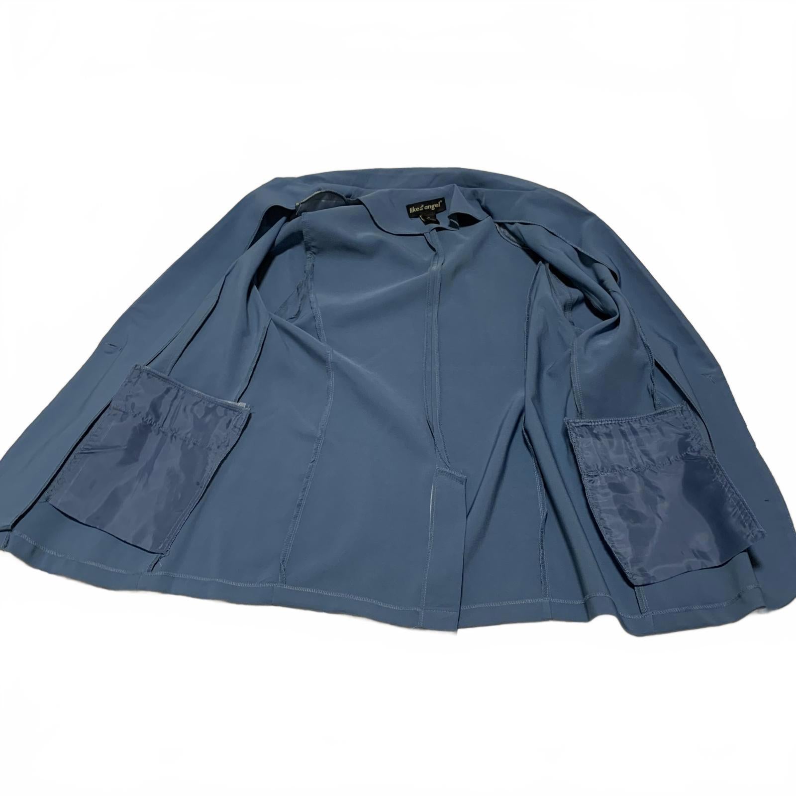 Like an Angel Women's Top Size M Blue Blazer Casual Style Jacket