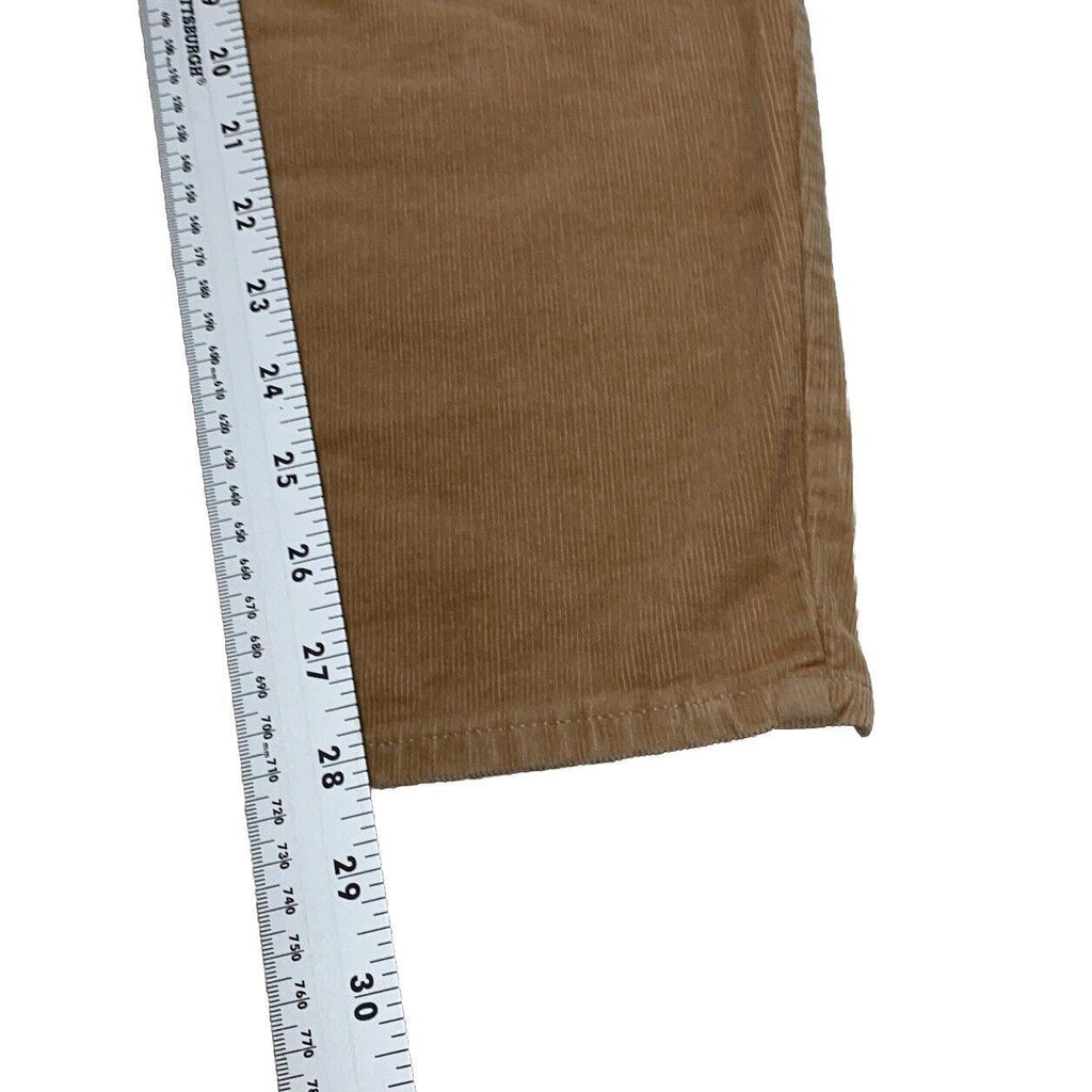Talbots Women's Tan Corduroy  Sz 14 Curvy Jegging Pants