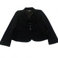 Vintage 90s Ann Taylor Blazer Women’s 14 Black Tailored Career Jacket