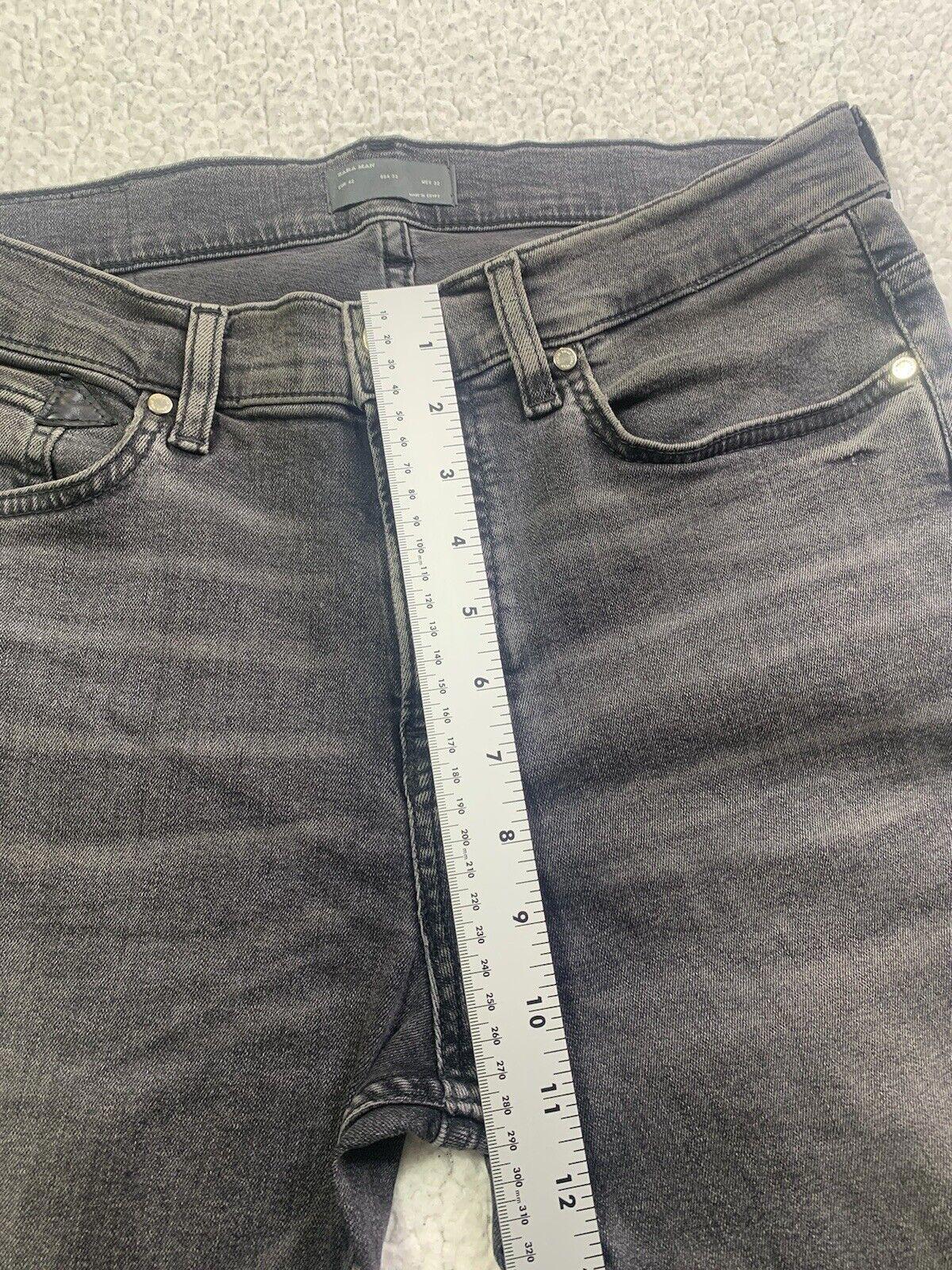 Zara Jeans Men 32 Black Denim  Medium Wash Pants