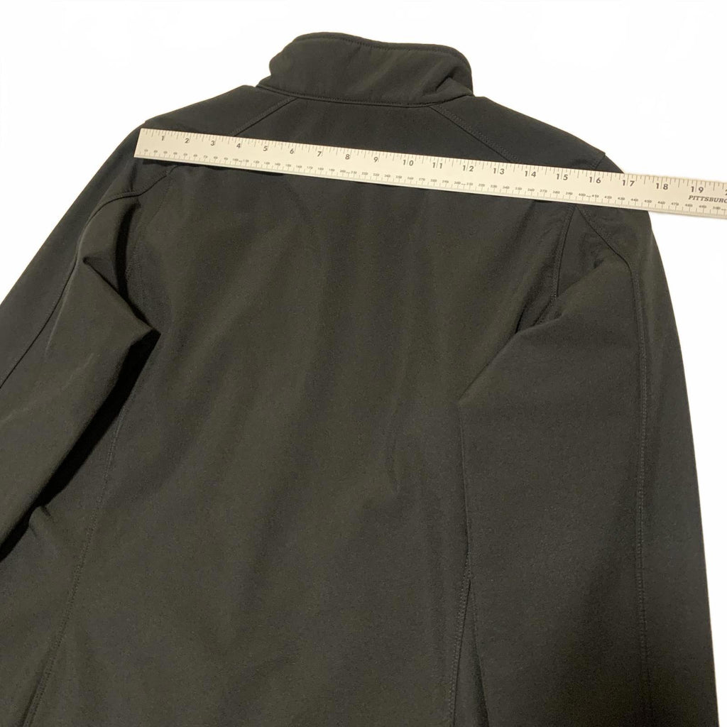 Port Authority Women's L Black Softshell Fleece Jacket  ACME Zip Up Outerwear