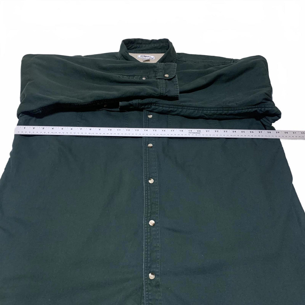 Vintage Tri Mountain Men's Green Fleece Jacket 3XL RN88051 Outdoor Workwear Y2K