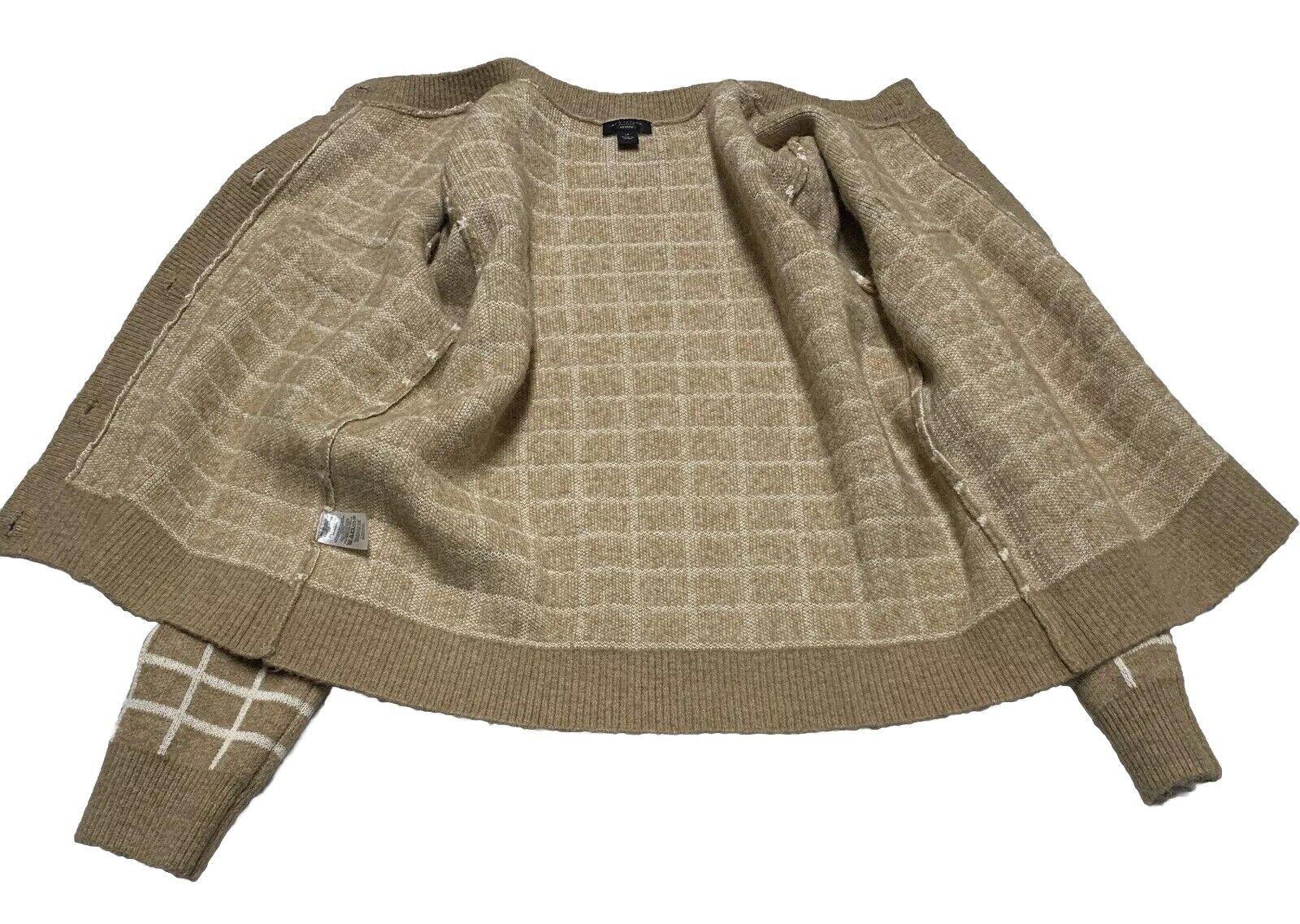 Ann Taylor Women’s Large Petite Beige Tan Sweater Jacket