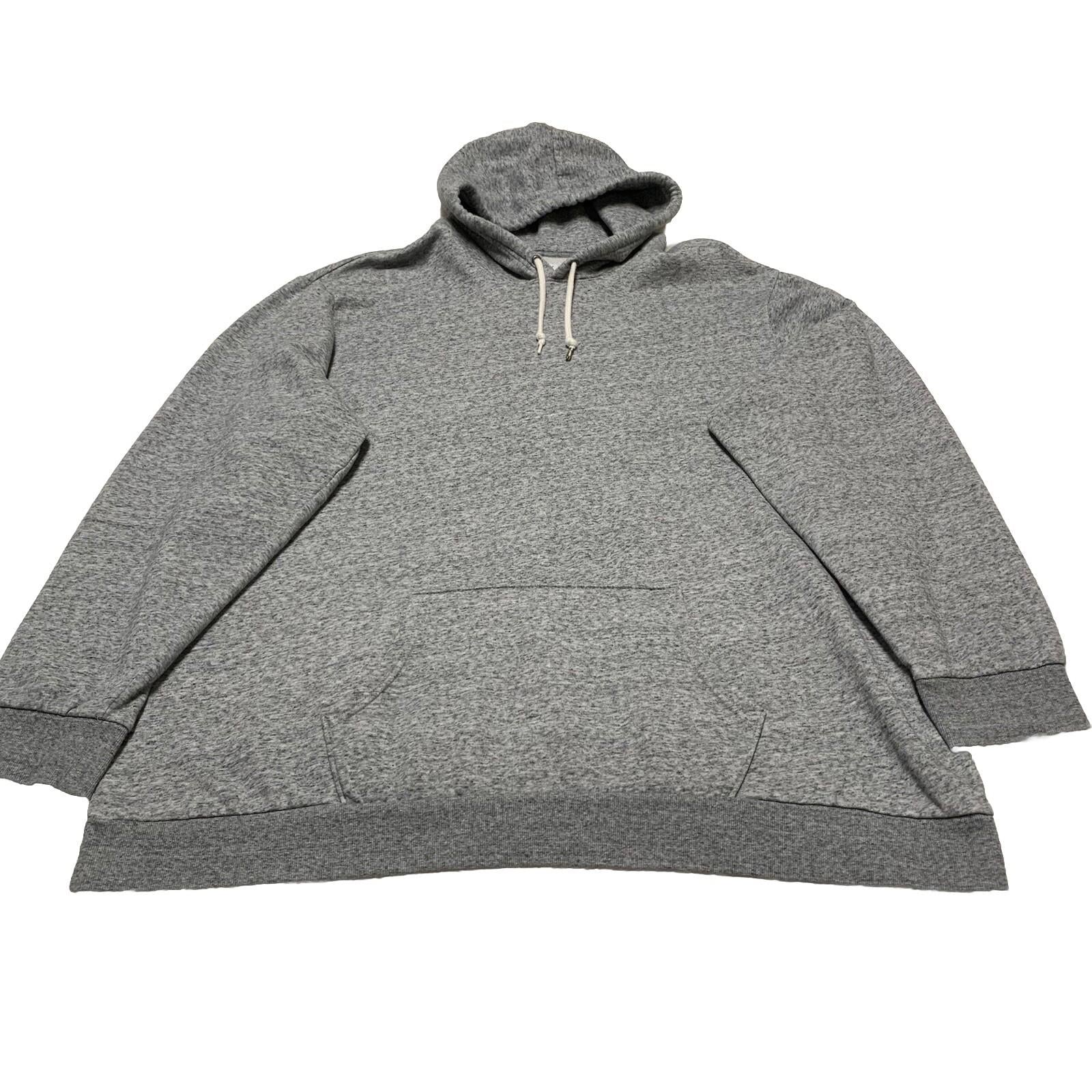Old Navy Men's Sz XXXXL Tall Heather Gray Drawstring Hoodie Sweatshirt
