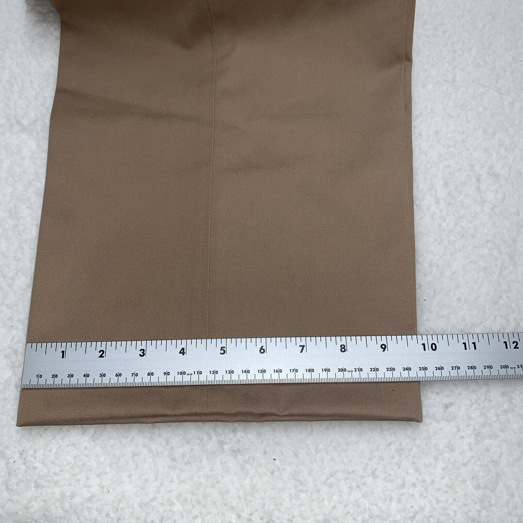 L.L. Bean Dress Slacks Chino Men's Sz 42 Wide Dark Khaki