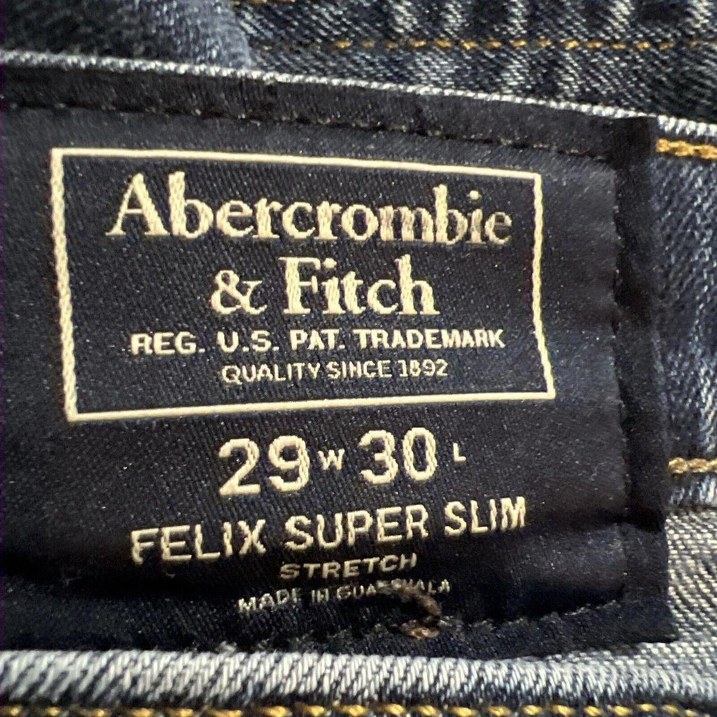 Abercrombie & Fitch Men's Blue Jeans