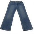 Lee Womens Size 14 Petite Blue Light Wash Natural Straight Leg Jeans