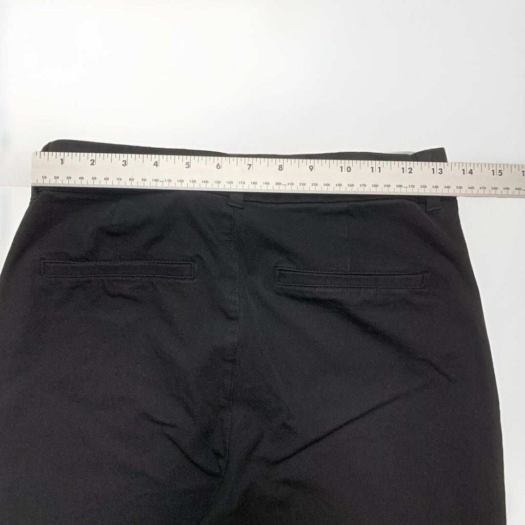 Old Navy Women’s Size 4 Black High Rise Pixie Skinny Trouser Pants Pocket Slacks