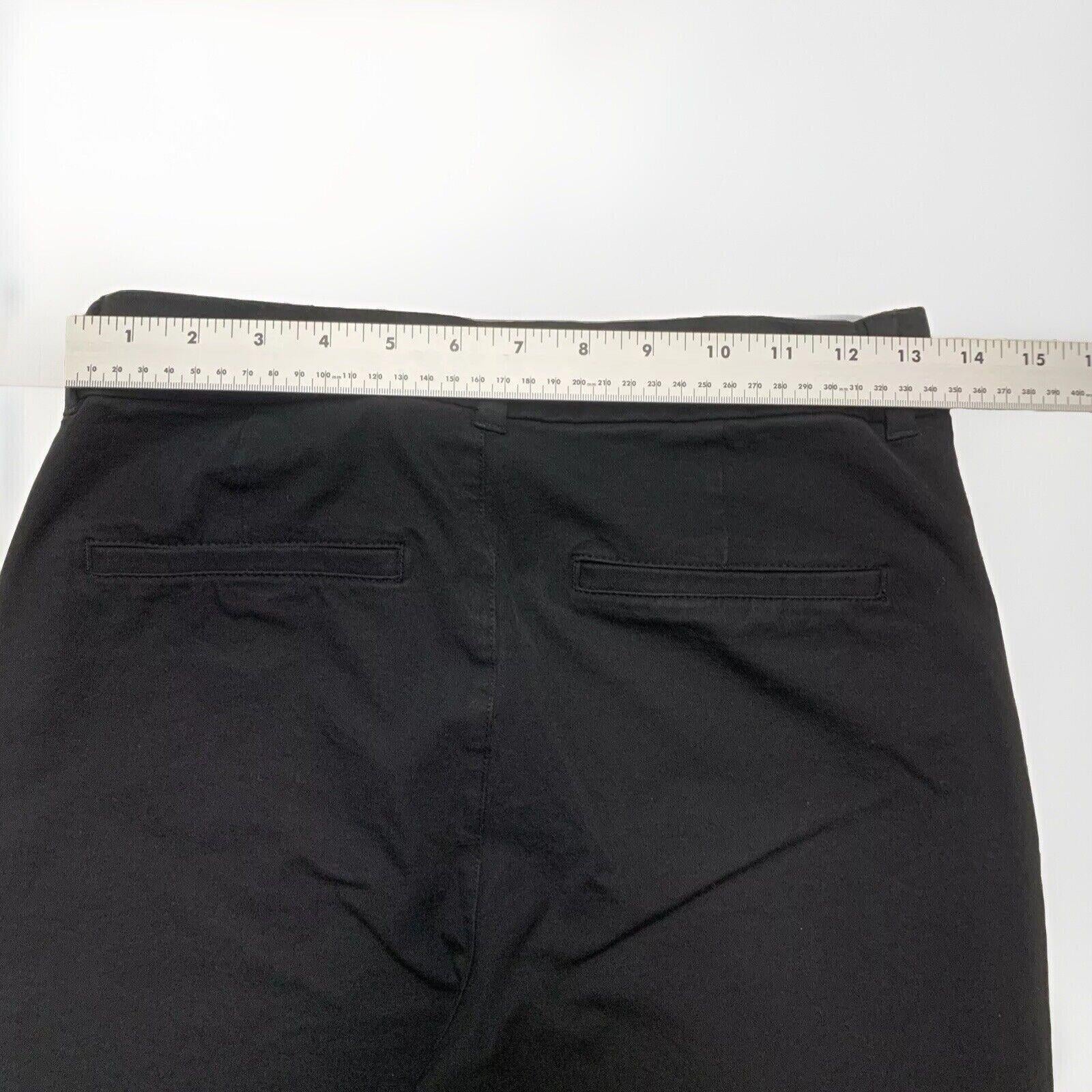 Old Navy Women’s Size 4 Black High Rise Pixie Skinny Trouser Pants Pocket Slacks