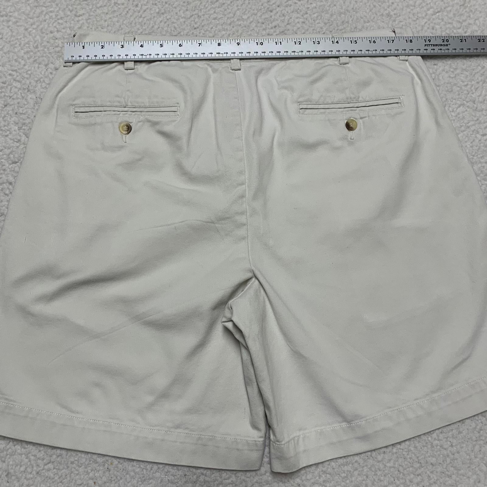 Classic Chinos Men's Beige Sz 38 Shorts Flat Front Casual 100% Cotton W37 India
