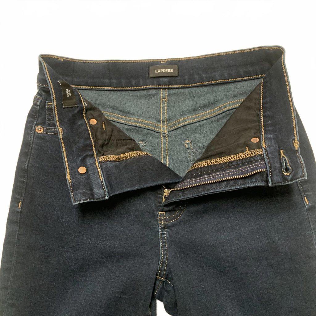 Express Women's Skinny Jeans High Rise 26 x 24.5 Actual