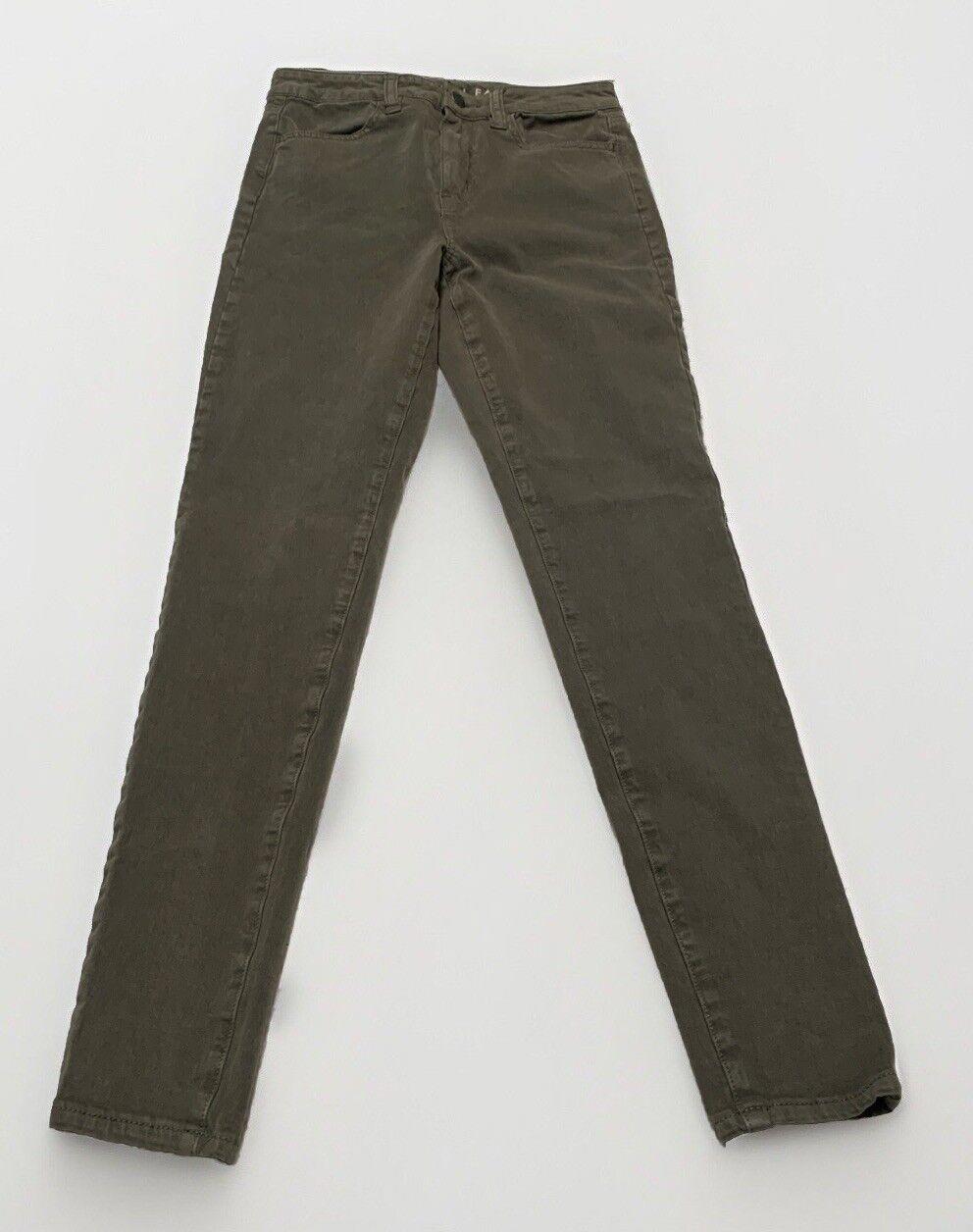 American Eagle Women's Sz 2 Reg  Grayish Green Super High Rise Stretch Jegging