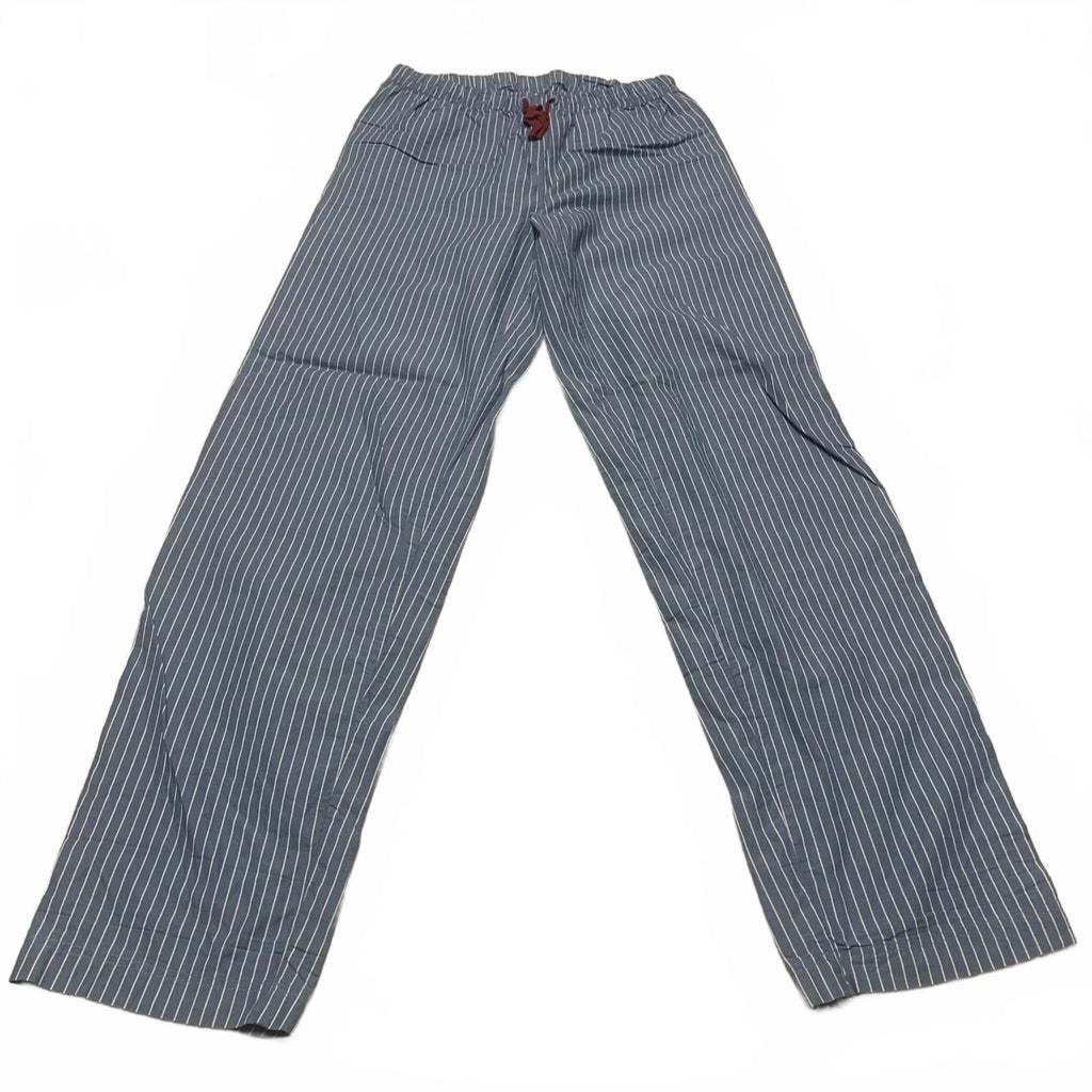 Cyrillus Paris Boys Sz 14A Blue Striped Lounge Pants Pajamas Cotton W25.5x29L