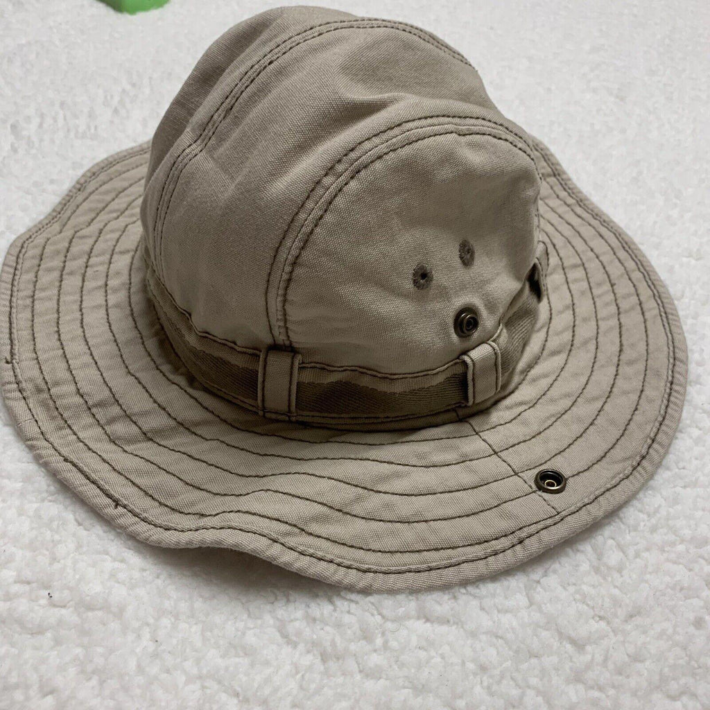 Old Navy Bucket Snap Up Sides Explorer Sun Cap Kids Size M Beige Fisherman