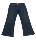 LEE Jeans Women's Sz 18 Short Classic Fit Dark Blue