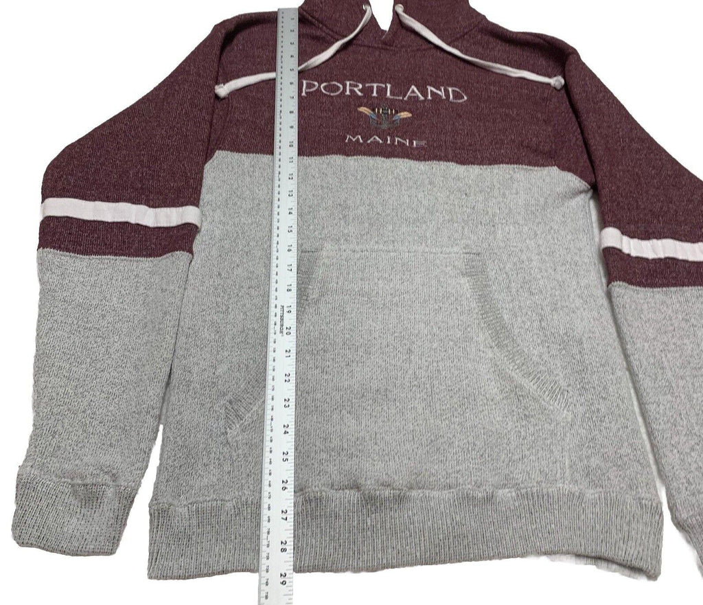 Hooded Sweater Jogging Pullover Activities Streetwear Portland Maine Souvenir