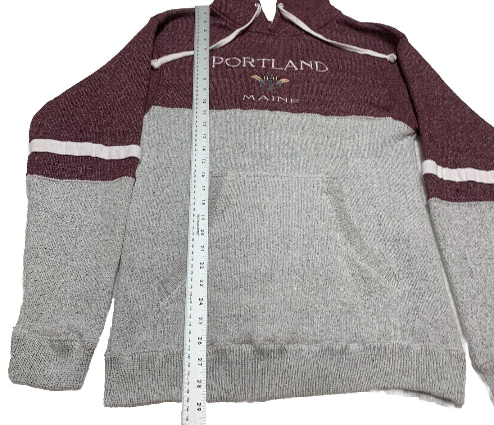 Hooded Sweater Jogging Pullover Activities Streetwear Portland Maine Souvenir